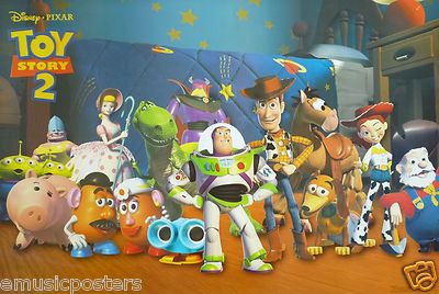 Toy Story characters group photo